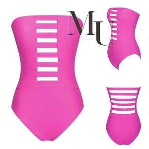 💝Ruby One Piece Ultra Pink One Piece Swimsuit
